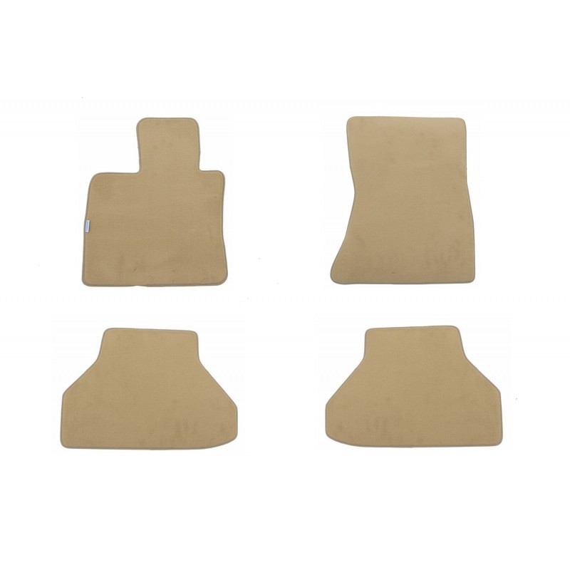 Floor mat Carpet beige suitable for BMW X6 (E71) 06/2008-11/2014