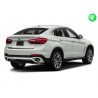 Rear Bumper Valance Diffuser & Square Exhaust Tips suitable for BMW X6 F16 V8 Design M-Tech Style Rear Bumper Valance Diffuser & Square Exhaust Tips suitable for BMW X6 F16 V8 Design M-Tech Style