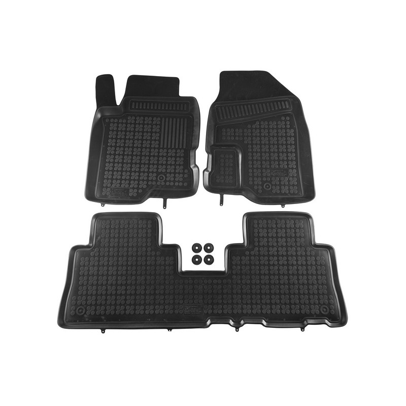 Floor mat black fits to CHEVROLET Captiva suitable for OPEL Antara 2006- 