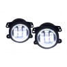 Fog Lights 4 Inch Full LED Angel Eye suitable for JEEP Wrangler JK TJ LJ (2007-2017) Fog Lights 4 Inch Full LED Angel Eye suitable for JEEP Wrangler JK TJ LJ (2007-2017)