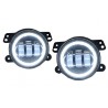 Fog Lights 4 Inch Full LED Angel Eye suitable for JEEP Wrangler JK TJ LJ (2007-2017) Fog Lights 4 Inch Full LED Angel Eye suitable for JEEP Wrangler JK TJ LJ (2007-2017)