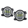 Fog Lights 4 Inch Full LED Angel Eye suitable for JEEP Wrangler JK TJ LJ (2007-2017) Fog Lights 4 Inch Full LED Angel Eye suitable for JEEP Wrangler JK TJ LJ (2007-2017)