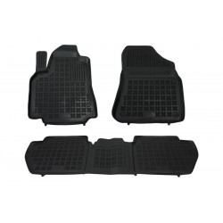 Floor mat black fits to/ CITROEN Berlingo suitable for PEUGEOT Partner 2008- 