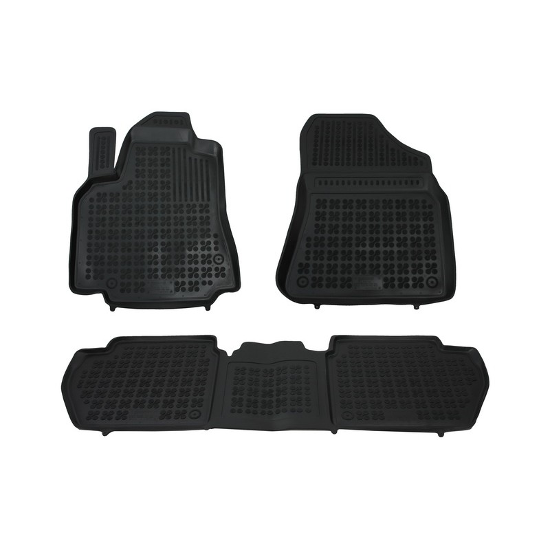 Floor mat black fits to/ CITROEN Berlingo suitable for PEUGEOT Partner 2008- 