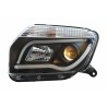 LED Headlights suitable for Dacia Duster I (2009-2014) Tube Light Bar Black edition LED Headlights suitable for Dacia Duster I (2009-2014) Tube Light Bar Black edition