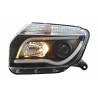LED Headlights suitable for Dacia Duster I (2009-2014) Tube Light Bar Black edition LED Headlights suitable for Dacia Duster I (2009-2014) Tube Light Bar Black edition