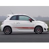 Side Decals Sticker Vinyl Red suitable for FIAT 500 (2007+) Side Decals Sticker Vinyl Red suitable for FIAT 500 (2007+)