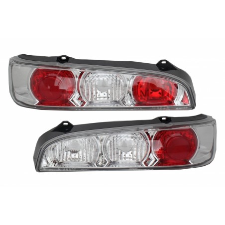 Taillights suitable for FIAT Seicento 187 (1998-2010) Clear Glass Chrome Taillights suitable for FIAT Seicento 187 (1998-2010) Clear Glass Chrome