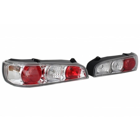 Taillights suitable for FIAT Seicento 187 (1998-2010) Clear Glass Chrome Taillights suitable for FIAT Seicento 187 (1998-2010) Clear Glass Chrome