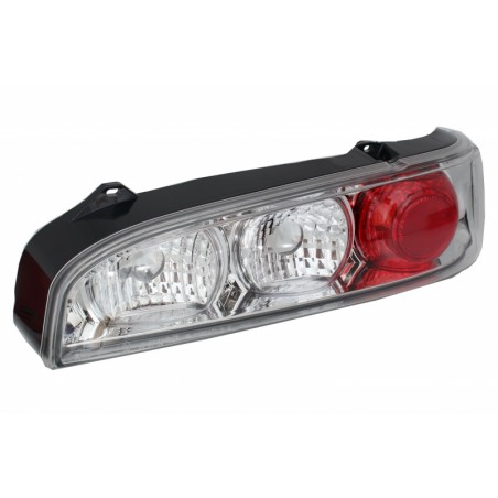 Taillights suitable for FIAT Seicento 187 (1998-2010) Clear Glass Chrome Taillights suitable for FIAT Seicento 187 (1998-2010) Clear Glass Chrome