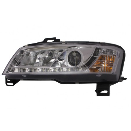 D-LITE Headlights suitable for FIAT Stilo 01-08L ED Daytime running light Chrome D-LITE Headlights suitable for FIAT Stilo 01-08L ED Daytime running light Chrome