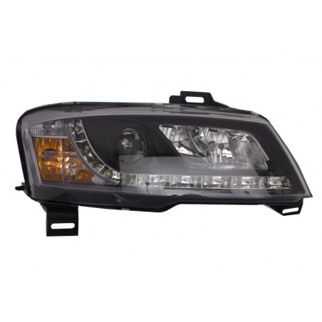 Headlights suitable for FIAT Stilo (2001-2008) Daytime Running Light Black