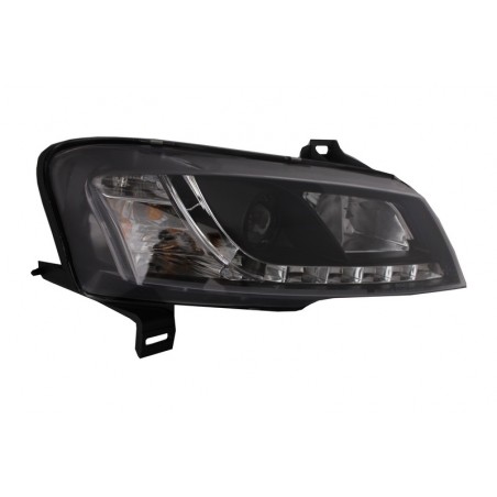 Headlights suitable for FIAT Stilo (2001-2008) Daytime Running Light Black