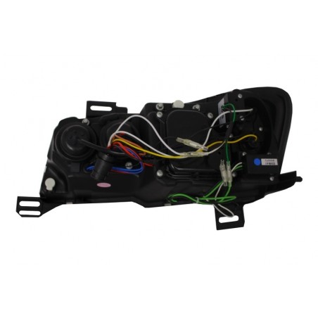 Headlights suitable for FIAT Stilo (2001-2008) Daytime Running Light Black