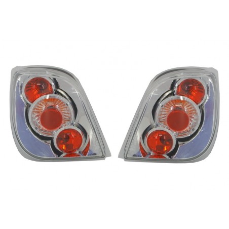 taillights suitable for FORD Fiesta 3 Mk3 (1989-1995) Chrom taillights suitable for FORD Fiesta 3 Mk3 (1989-1995) Chrom