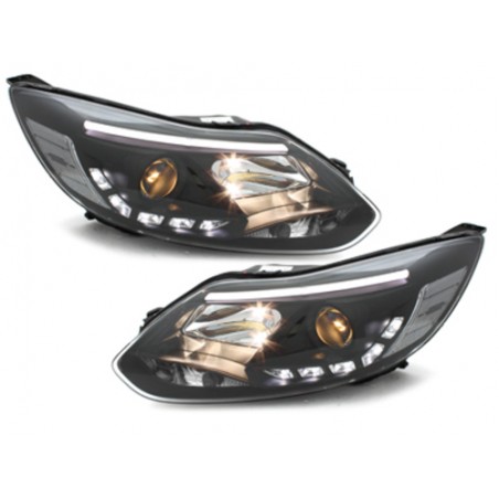 Headlights suitable for FORD Focus 11+ black Headlights suitable for FORD Focus 11+ black