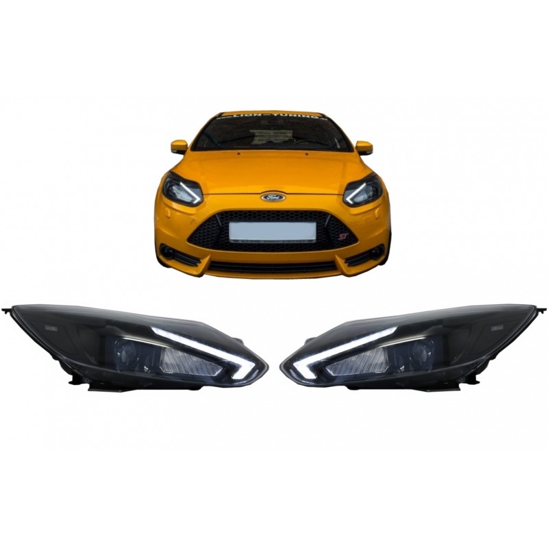Osram LED Headlights Ford Focus III Mk3 (2010-2014) Xenon Upgrade suitable for Halogen