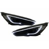 Headlights LED DRL suitable for FORD Focus III Mk3 (2015-2017) Bi-Xenon Design Dynamic Flowing Turn Signals Demon Look Headlights LED DRL suitable for FORD Focus III Mk3 (2015-2017) Bi-Xenon Design Dynamic Flowing Turn Signals Demon Look