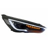 Headlights LED DRL suitable for FORD Focus III Mk3 (2015-2017) Bi-Xenon Design Dynamic Flowing Turn Signals Demon Look Headlights LED DRL suitable for FORD Focus III Mk3 (2015-2017) Bi-Xenon Design Dynamic Flowing Turn Signals Demon Look