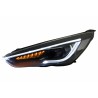 Headlights LED DRL suitable for FORD Focus III Mk3 (2015-2017) Bi-Xenon Design Dynamic Flowing Turn Signals Demon Look Headlights LED DRL suitable for FORD Focus III Mk3 (2015-2017) Bi-Xenon Design Dynamic Flowing Turn Signals Demon Look