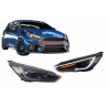 Headlights LED DRL suitable for FORD Focus III Mk3 (2015-2017) Bi-Xenon Design Dynamic Flowing Turn Signals Demon Look Headlights LED DRL suitable for FORD Focus III Mk3 (2015-2017) Bi-Xenon Design Dynamic Flowing Turn Signals Demon Look