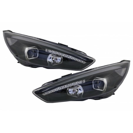 Headlights LED DRL suitable for FORD Focus III Mk3 Facelift (2015-2017) Xenon Look Headlights LED DRL suitable for FORD Focus III Mk3 Facelift (2015-2017) Xenon Look