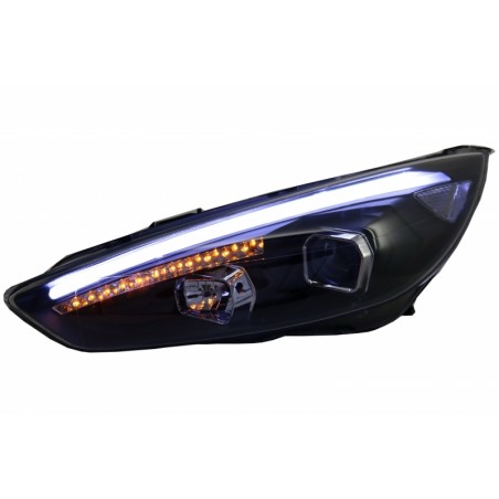 Headlights LED DRL suitable for FORD Focus III Mk3 Facelift (2015-2017) Xenon Look Headlights LED DRL suitable for FORD Focus III Mk3 Facelift (2015-2017) Xenon Look