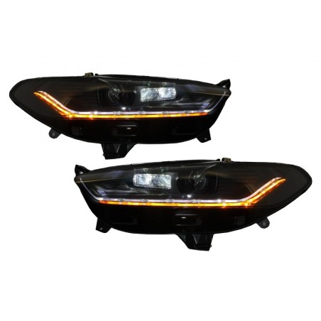 LED DRL Headlights Xenon Look suitable for FORD Mondeo MK5 (2013-2016) Flowing Dynamic Sequential Turning Lights LED DRL Headlights Xenon Look suitable for FORD Mondeo MK5 (2013-2016) Flowing Dynamic Sequential Turning Lights
