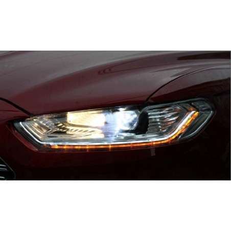 LED DRL Headlights Xenon Look suitable for FORD Mondeo MK5 (2013-2016) Flowing Dynamic Sequential Turning Lights LED DRL Headlights Xenon Look suitable for FORD Mondeo MK5 (2013-2016) Flowing Dynamic Sequential Turning Lights