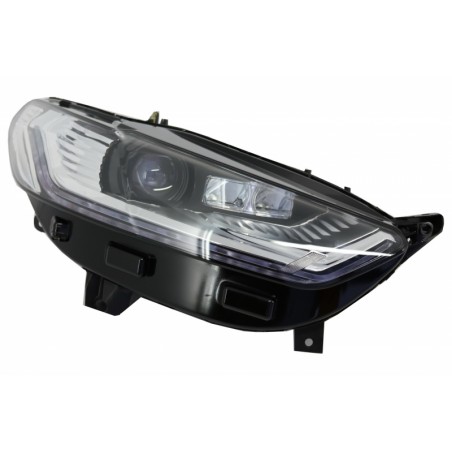 LED DRL Headlights Xenon Look suitable for FORD Mondeo MK5 (2013-2016) Flowing Dynamic Sequential Turning Lights Chrome