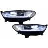LED DRL Headlights Xenon Look suitable for FORD Mondeo MK5 (2013-2016) Flowing Dynamic Sequential Turning Lights Chrome LED DRL Headlights Xenon Look suitable for FORD Mondeo MK5 (2013-2016) Flowing Dynamic Sequential Turning Lights Chrome