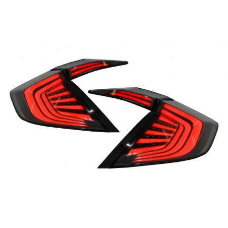 Taillights suitable for HONDA Civic MK10 (FC/FK) (2016-Up) Limousine Full LED Light Bar Red/Black Taillights suitable for HONDA Civic MK10 (FC/FK) (2016-Up) Limousine Full LED Light Bar Red/Black