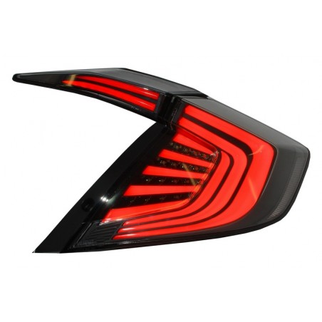 Taillights suitable for HONDA Civic MK10 (FC/FK) (2016-Up) Limousine Full LED Light Bar Red/Black Taillights suitable for HONDA Civic MK10 (FC/FK) (2016-Up) Limousine Full LED Light Bar Red/Black
