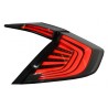 Taillights suitable for HONDA Civic MK10 (FC/FK) (2016-Up) Limousine Full LED Light Bar Red/Black Taillights suitable for HONDA Civic MK10 (FC/FK) (2016-Up) Limousine Full LED Light Bar Red/Black