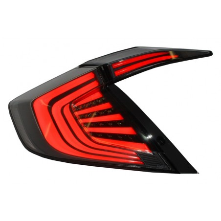 Taillights suitable for HONDA Civic MK10 (FC/FK) (2016-Up) Limousine Full LED Light Bar Red/Black Taillights suitable for HONDA Civic MK10 (FC/FK) (2016-Up) Limousine Full LED Light Bar Red/Black