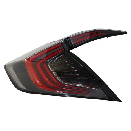 Taillights suitable for HONDA Civic MK10 (FC/FK) (2016-Up) Limousine Full LED Light Bar Red/Black Taillights suitable for HONDA Civic MK10 (FC/FK) (2016-Up) Limousine Full LED Light Bar Red/Black