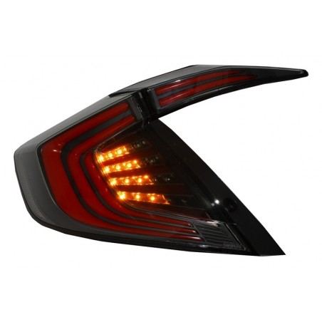 Taillights suitable for HONDA Civic MK10 (FC/FK) (2016-Up) Limousine Full LED Light Bar Red/Black Taillights suitable for HONDA Civic MK10 (FC/FK) (2016-Up) Limousine Full LED Light Bar Red/Black