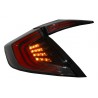 Taillights suitable for HONDA Civic MK10 (FC/FK) (2016-Up) Limousine Full LED Light Bar Red/Black Taillights suitable for HONDA Civic MK10 (FC/FK) (2016-Up) Limousine Full LED Light Bar Red/Black