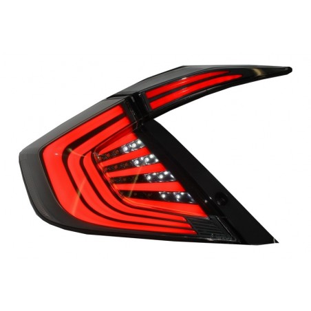 Taillights suitable for HONDA Civic MK10 (FC/FK) (2016-Up) Limousine Full LED Light Bar Red/Black Taillights suitable for HONDA Civic MK10 (FC/FK) (2016-Up) Limousine Full LED Light Bar Red/Black