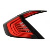 Taillights suitable for HONDA Civic MK10 (FC/FK) (2016-Up) Limousine Full LED Light Bar Red/Black Taillights suitable for HONDA Civic MK10 (FC/FK) (2016-Up) Limousine Full LED Light Bar Red/Black