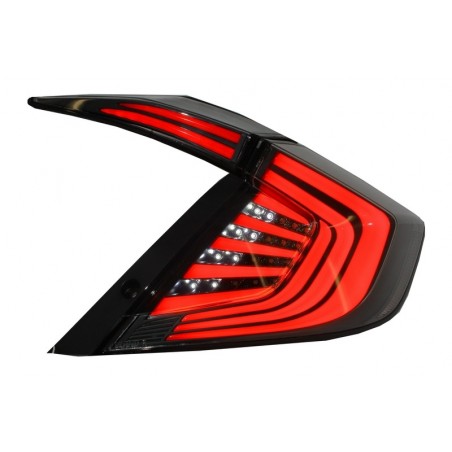 Taillights suitable for HONDA Civic MK10 (FC/FK) (2016-Up) Limousine Full LED Light Bar Red/Black Taillights suitable for HONDA Civic MK10 (FC/FK) (2016-Up) Limousine Full LED Light Bar Red/Black