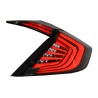 Taillights suitable for HONDA Civic MK10 (FC/FK) (2016-Up) Limousine Full LED Light Bar Red/Black Taillights suitable for HONDA Civic MK10 (FC/FK) (2016-Up) Limousine Full LED Light Bar Red/Black