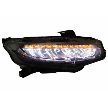 Headlights Full LED suitable for HONDA Civic Mk10 (FC/FK) (2016-Up) Sedan & Hatchback with Sequential Dynamic Turning Lights Headlights Full LED suitable for HONDA Civic Mk10 (FC/FK) (2016-Up) Sedan & Hatchback with Sequential Dynamic Turning Lights