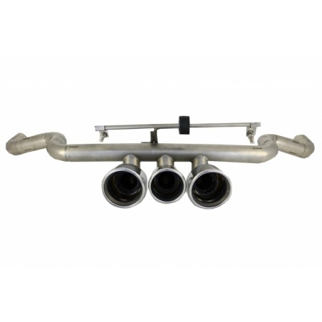 Exhaust System with Muffler Tips suitable for HONDA Civic MK10 (FC/FK) (2016-Up) Sedan Type R Design Exhaust System with Muffler Tips suitable for HONDA Civic MK10 (FC/FK) (2016-Up) Sedan Type R Design