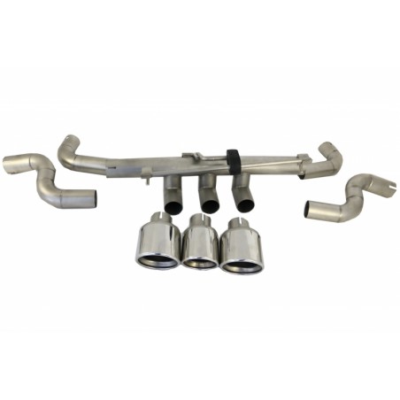 Exhaust System with Muffler Tips suitable for HONDA Civic MK10 (FC/FK) (2016-Up) Sedan Type R Design Exhaust System with Muffler Tips suitable for HONDA Civic MK10 (FC/FK) (2016-Up) Sedan Type R Design