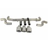 Exhaust System with Muffler Tips suitable for HONDA Civic MK10 (FC/FK) (2016-Up) Sedan Type R Design Exhaust System with Muffler Tips suitable for HONDA Civic MK10 (FC/FK) (2016-Up) Sedan Type R Design