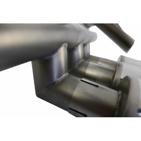 Exhaust System with Muffler Tips suitable for HONDA Civic MK10 (FC/FK) (2016-Up) Sedan Type R Design Exhaust System with Muffler Tips suitable for HONDA Civic MK10 (FC/FK) (2016-Up) Sedan Type R Design