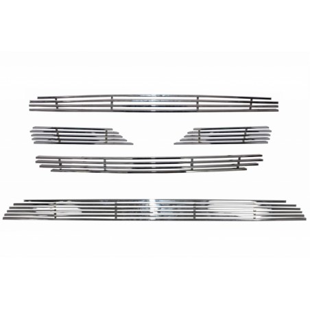 Central Grille & Lower Grille suitable for HYUNDAI Santa FE (2007-2009) Chrome Central Grille & Lower Grille suitable for HYUNDAI Santa FE (2007-2009) Chrome
