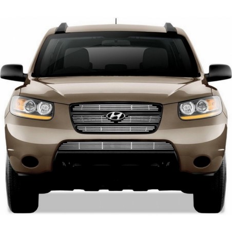 Central Grille & Lower Grille suitable for HYUNDAI Santa FE (2007-2009) Chrome Central Grille & Lower Grille suitable for HYUNDAI Santa FE (2007-2009) Chrome