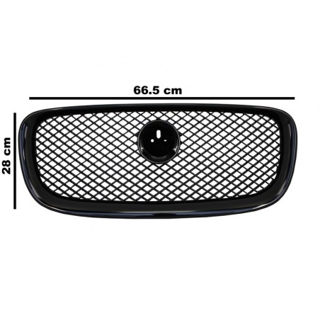 Front Grille suitable for JAGUAR XF X250 Facelift (2012-2016) XFR-S Design Full Piano Black Front Grille suitable for JAGUAR XF X250 Facelift (2012-2016) XFR-S Design Full Piano Black
